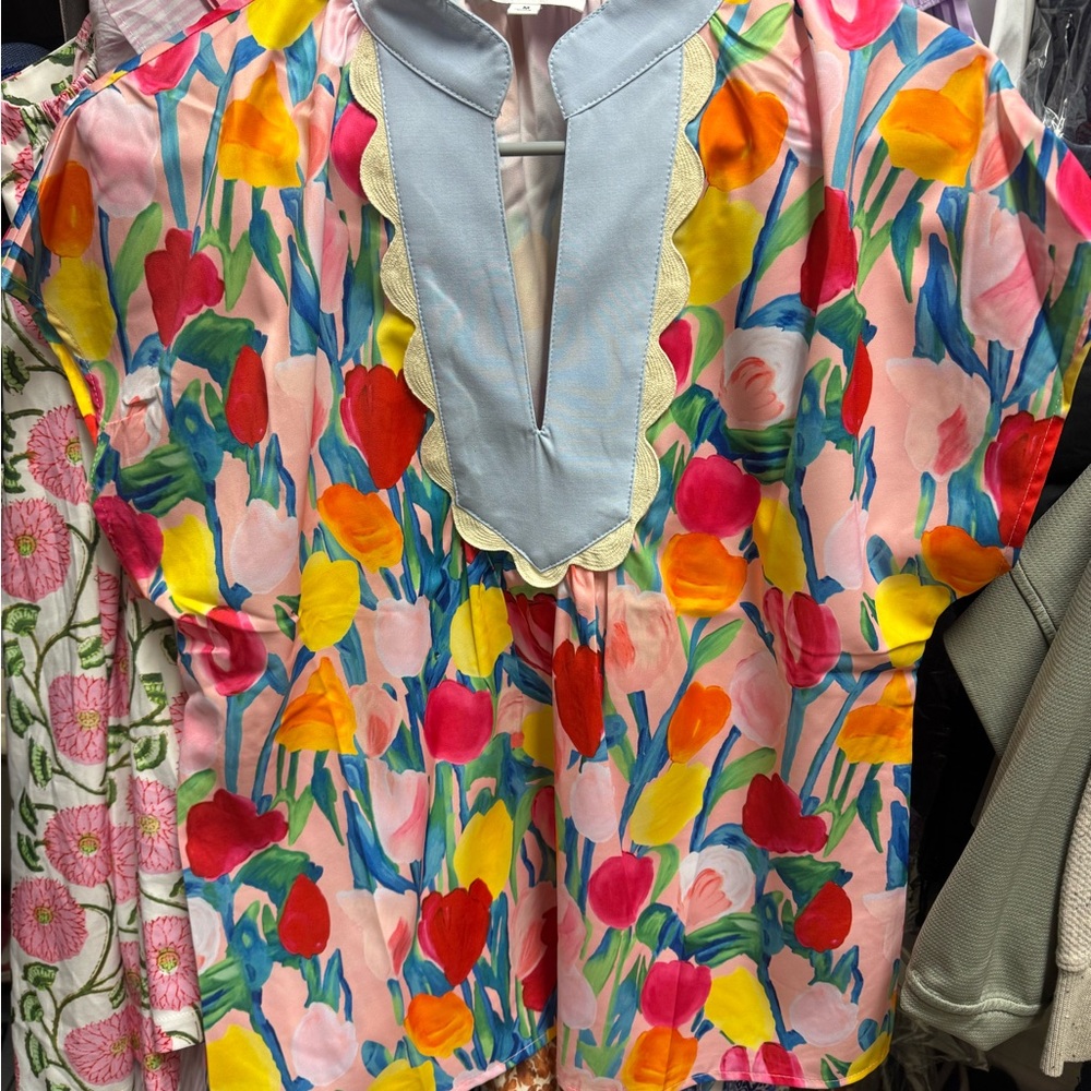 THML Light Blue Blouse